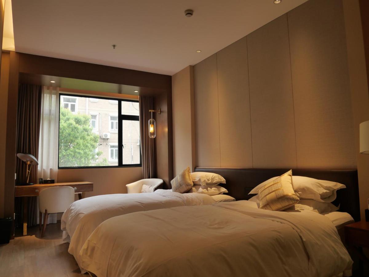 林人酒店 Jingan Exteriör bild