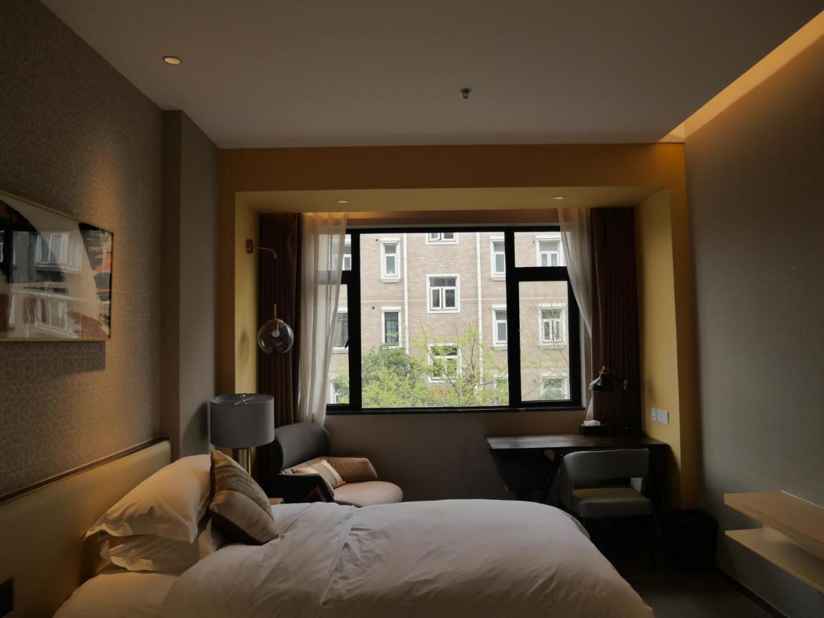 林人酒店 Jingan Exteriör bild